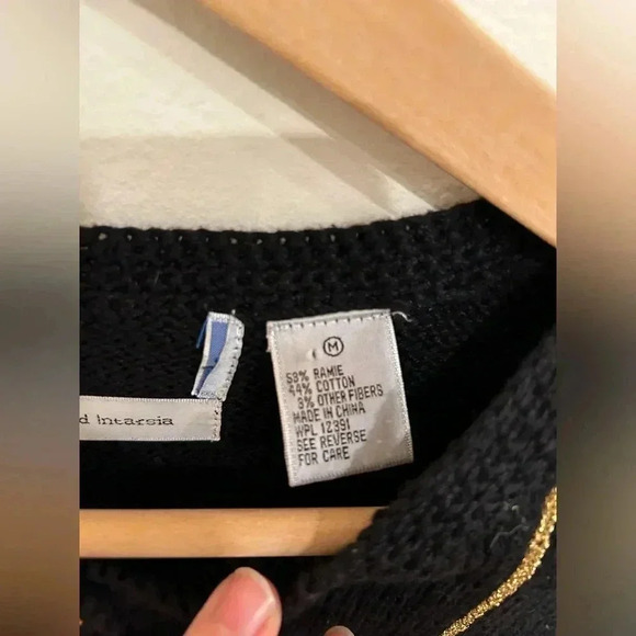 NORTHERN ISLES VTG Christmas Holiday embroidered button down cardigan sz M - Picture 5 of 9